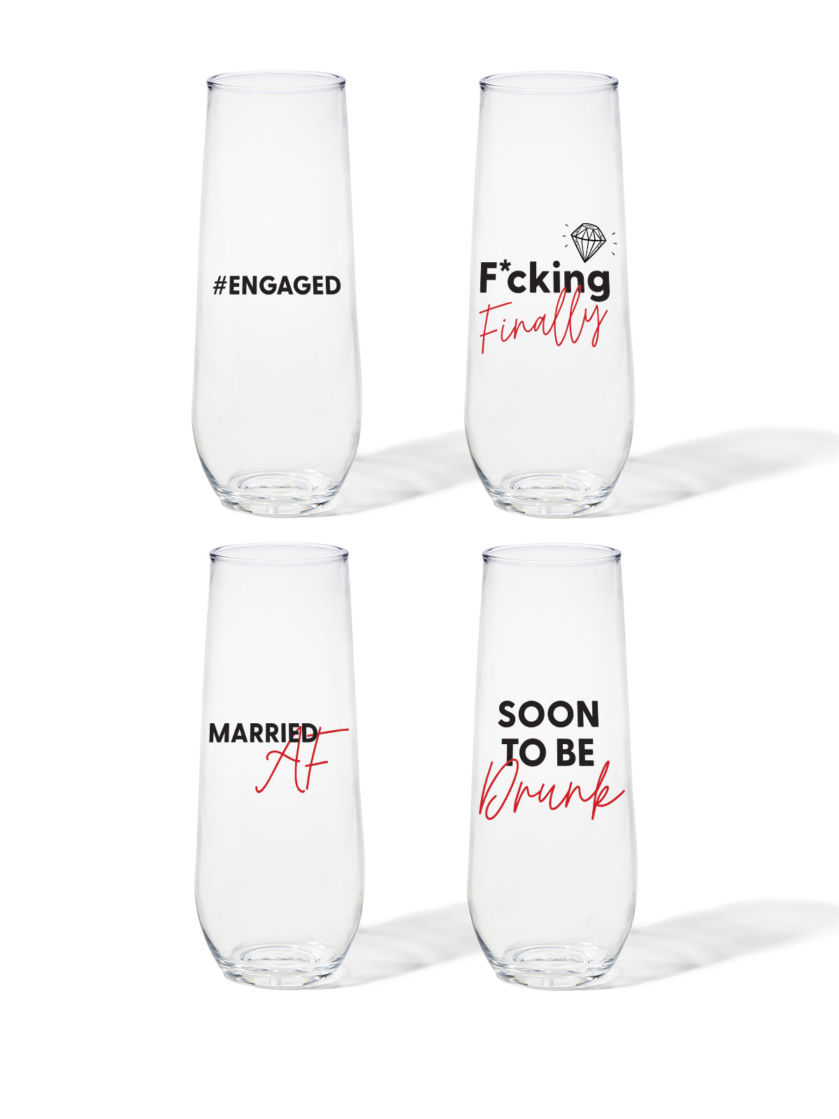 Bachelorette - RESERVE 9oz Stemless Champagne Tritan™ Copolyester Glass-0