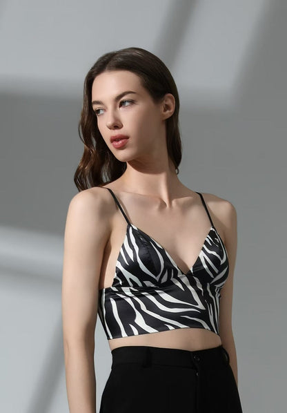 Backless Camisole Bralette with Triangle Cup and Thin Strap For Women, SoHo, BYMANYC New York.-4
