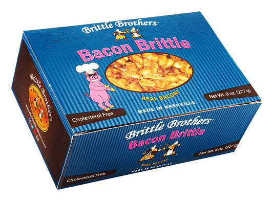 Brittle Brothers - Bacon Peanut Brittle - 8 oz. Box (Wholesale)-0