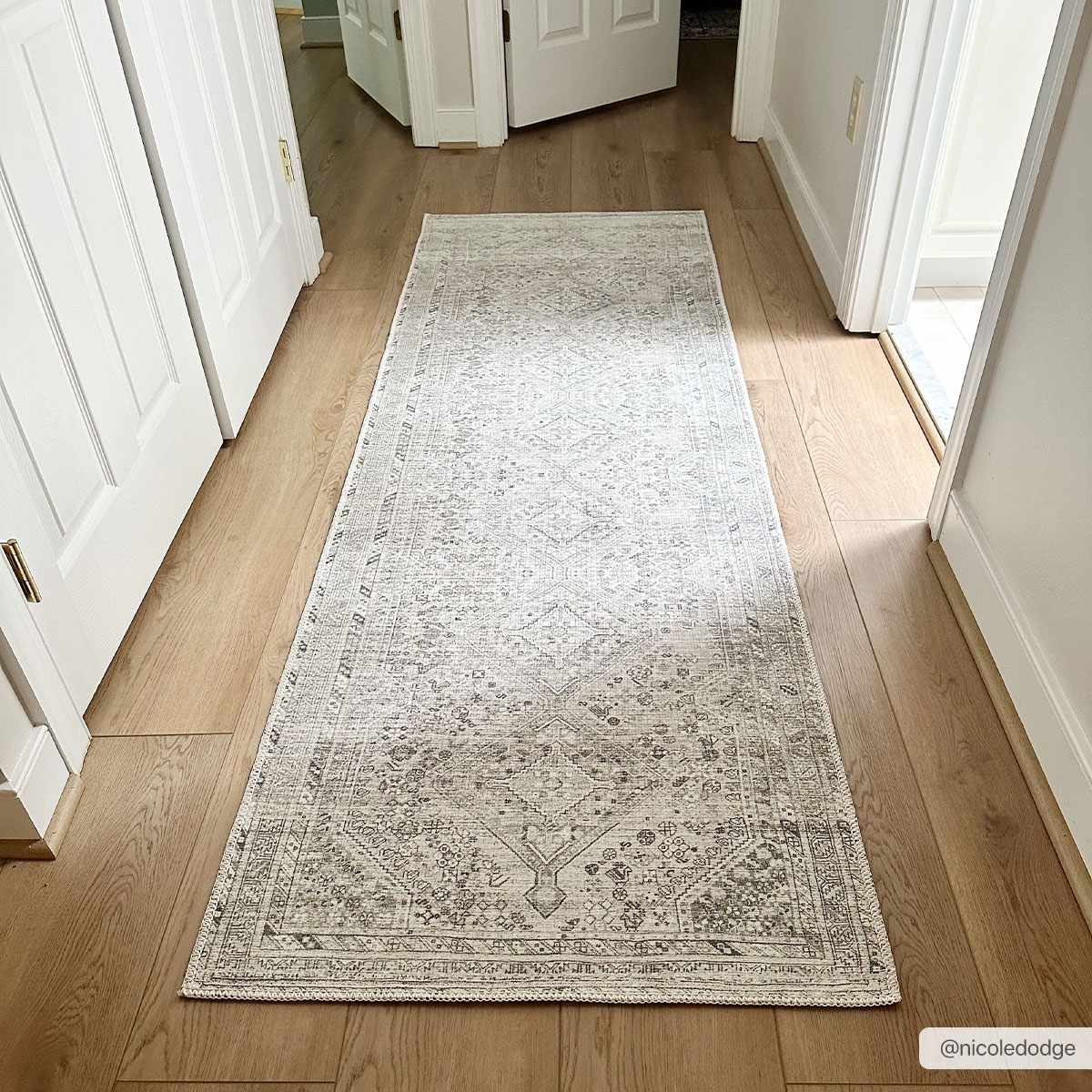 Barny Sage Flat Pile Washable Rug-3