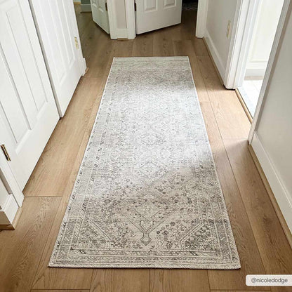 Barny Sage Flat Pile Washable Rug-3