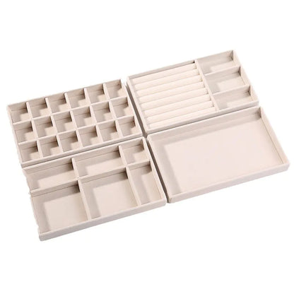 Velvet Jewelry Organizer Tray