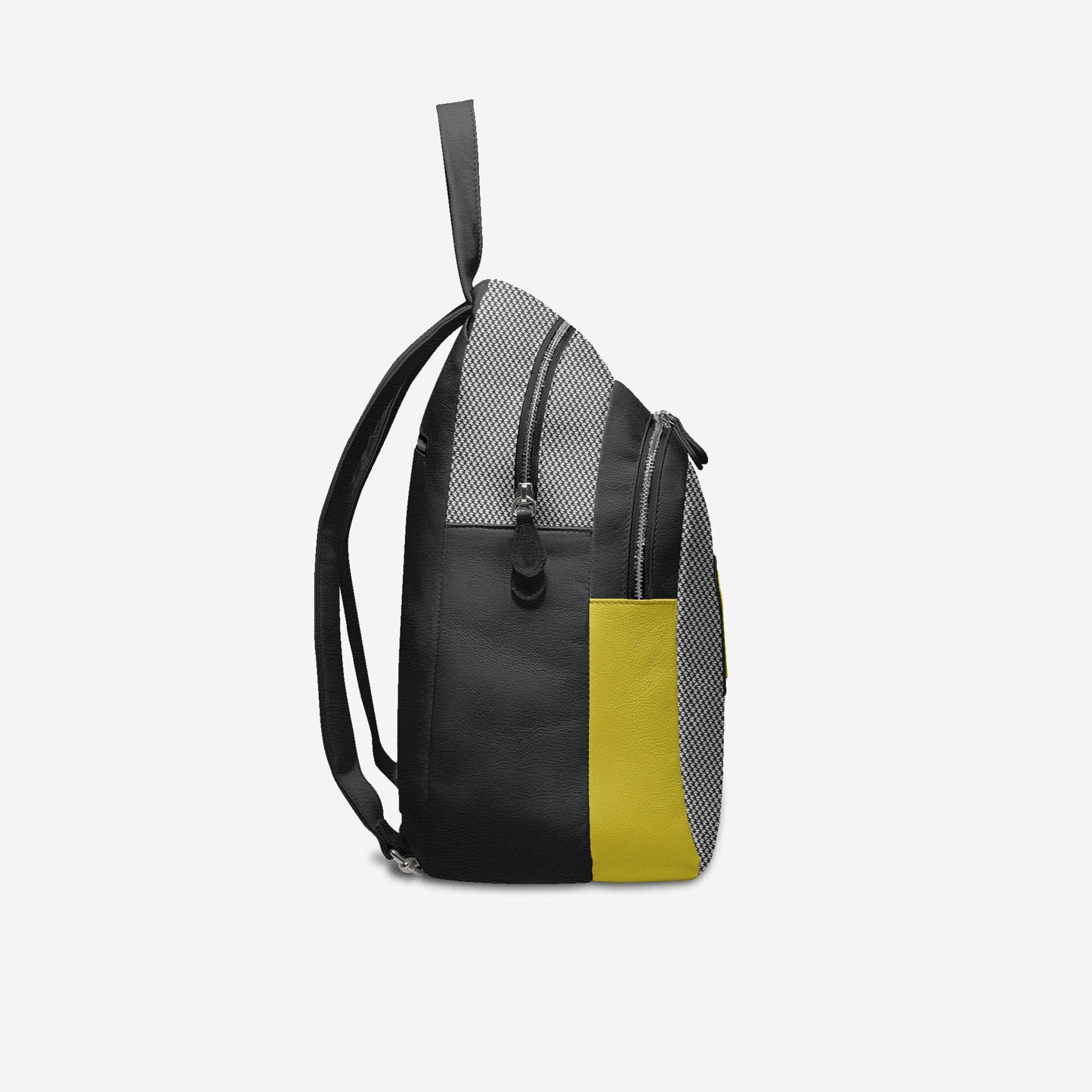 Black & Yellow Vegan Backpack BYMANYC ® New York – Italy Made-2