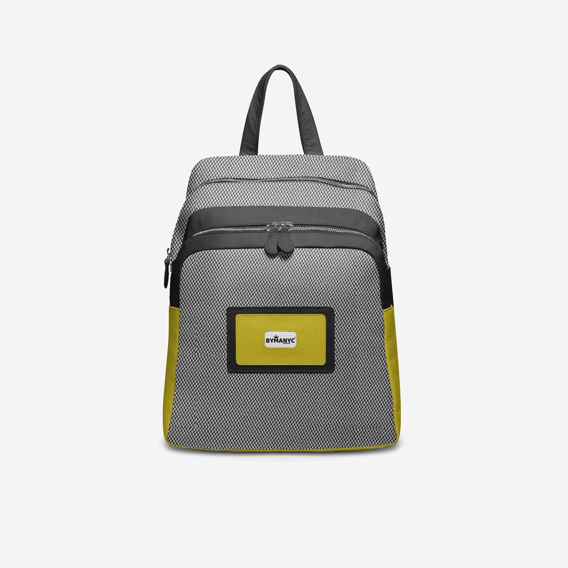 Black & Yellow Vegan Backpack BYMANYC ® New York – Italy Made-0