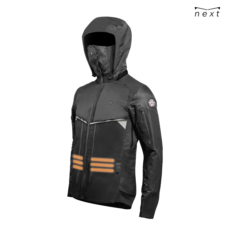 HOMI Next 2.0 Heated Jacket - Black / Navy / Green-0