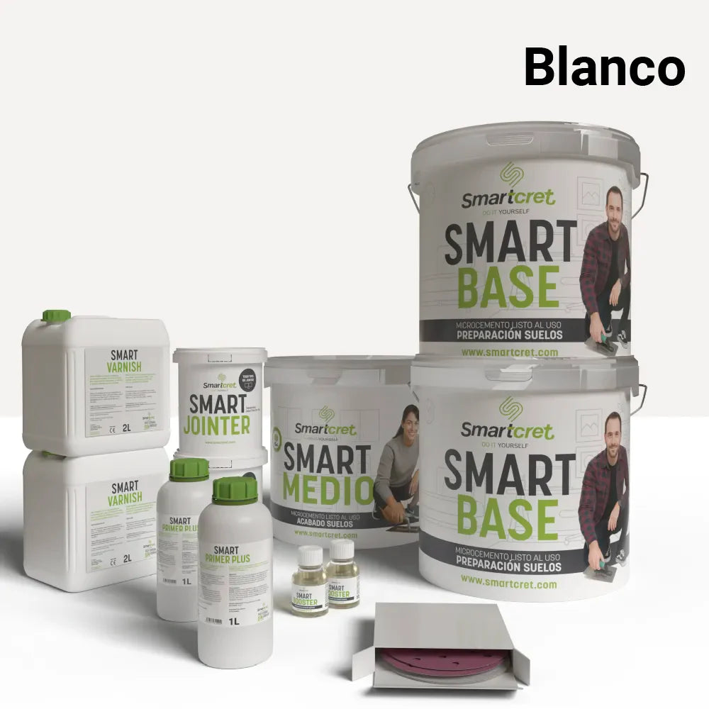 Kit de microcemento para escaleras de azulejos de 16 m²-10