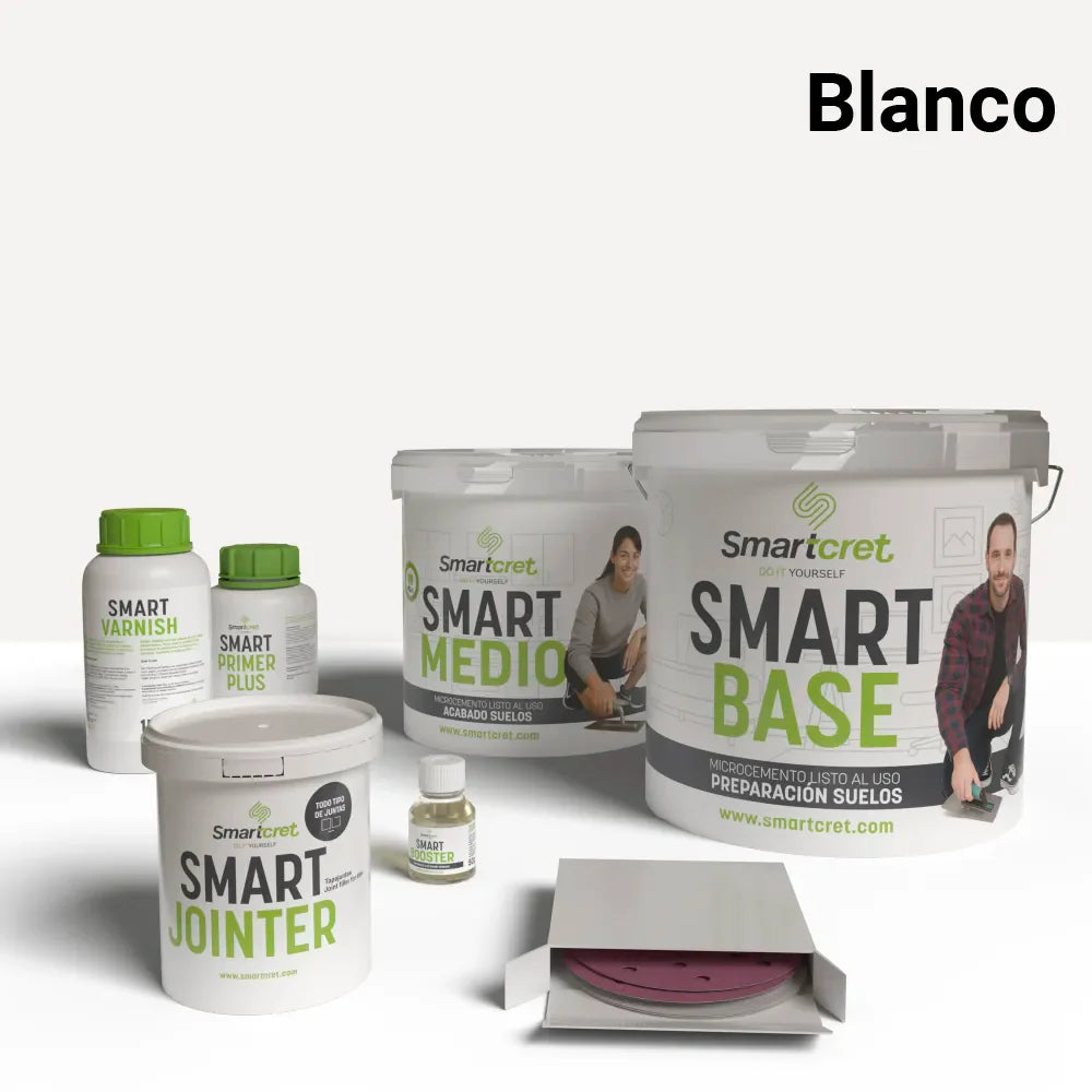 Kit de microcemento para suelos de cocina con azulejos de 4m²-10