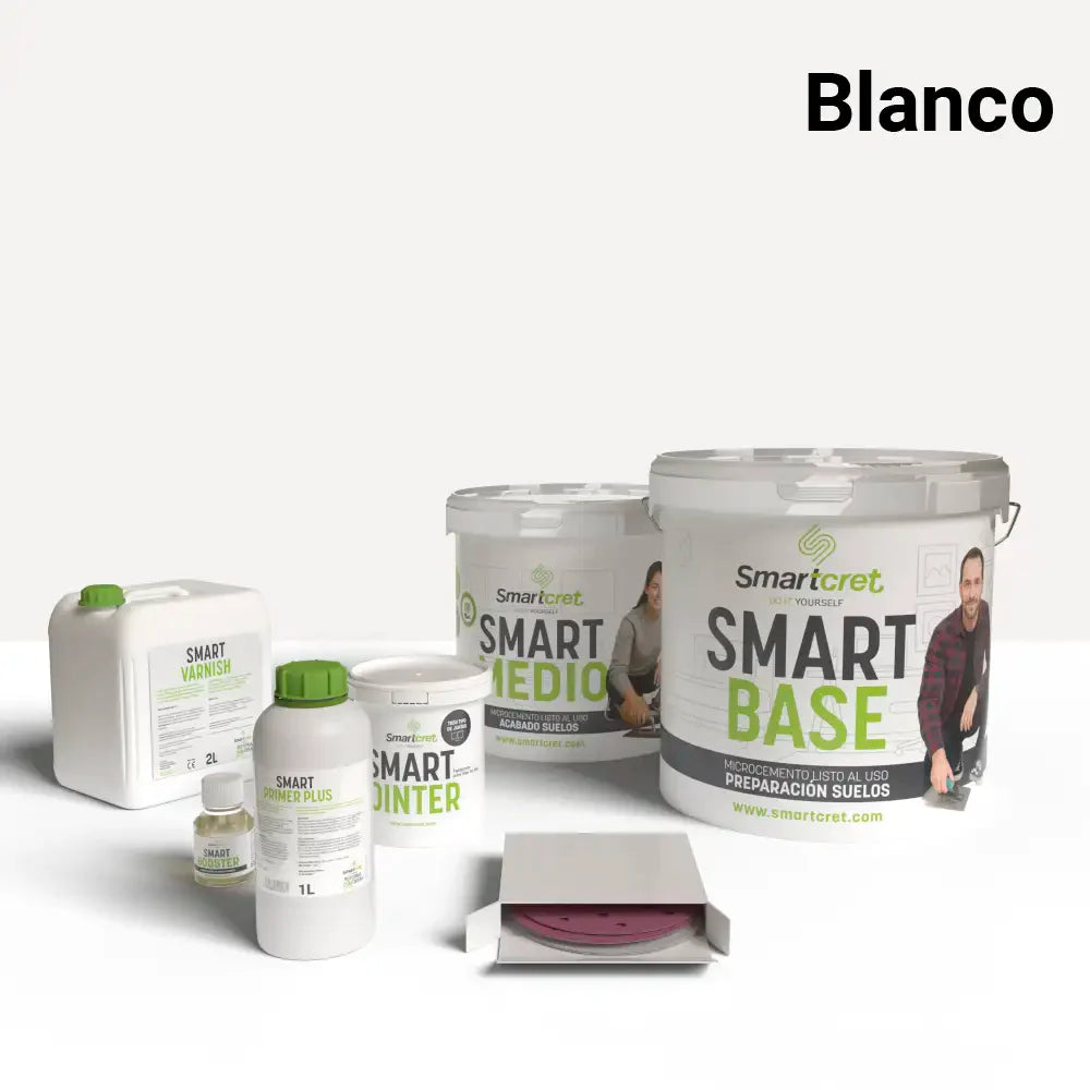 Kit de microcemento para escaleras de azulejos de 8 m²-10