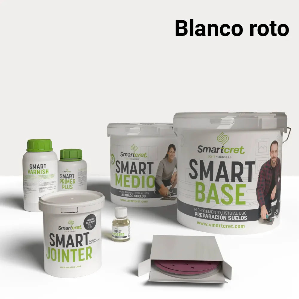 Kit de microcemento para suelos de cocina con azulejos de 4m²-11