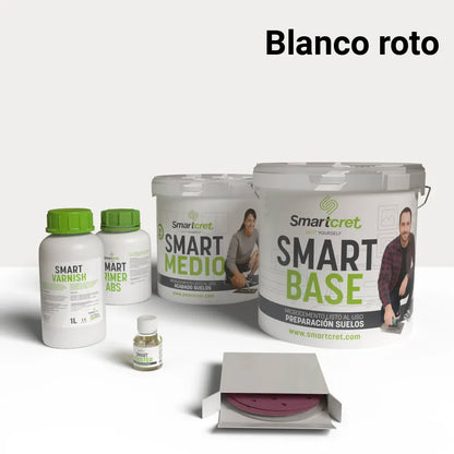 Kit microcemento para suelo de cocina de cemento u hormigón de 4 m²-11