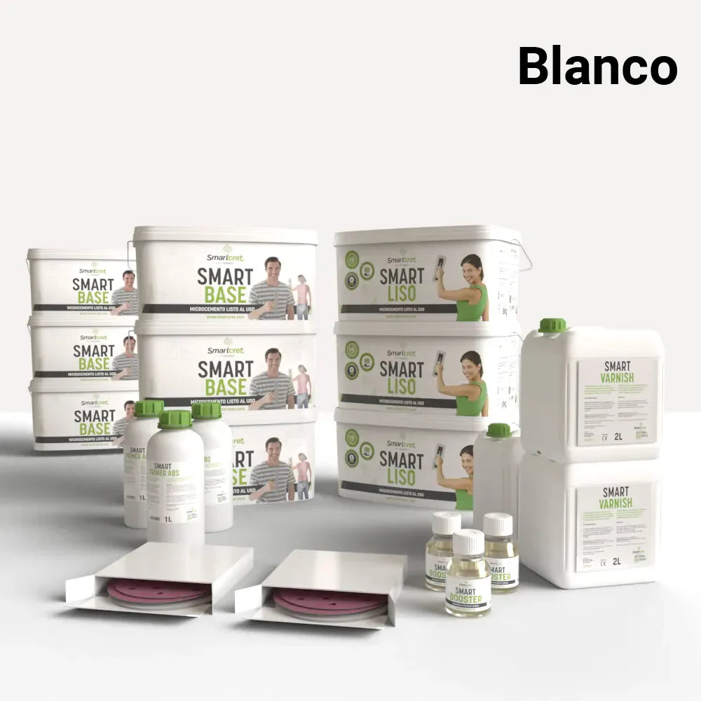 Kit microcemento para suelos de baño con azulejos de 24 m²-9