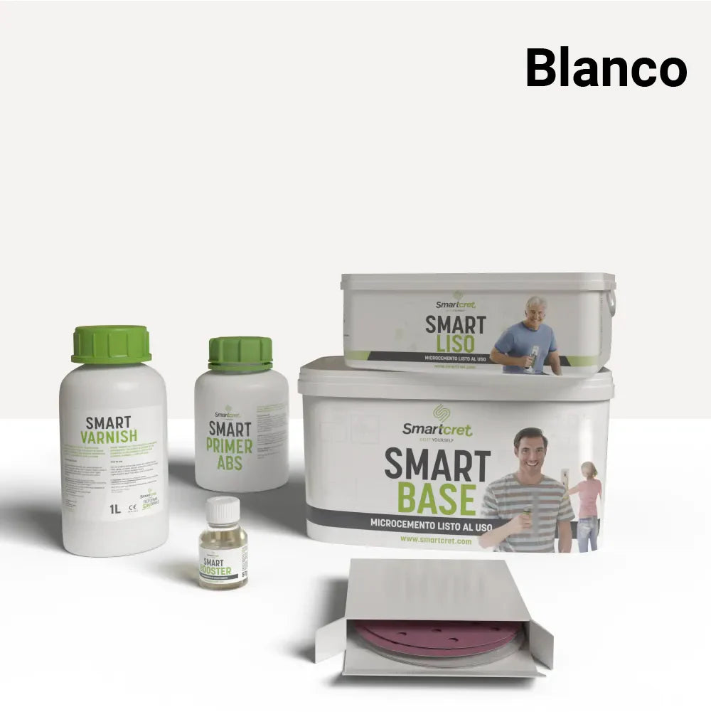 Kit de microcemento para encimera de obra de 4 m²-10