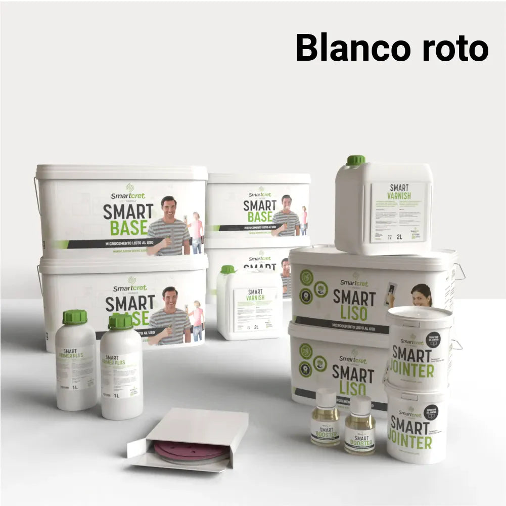 Kit microcemento para suelos de baño con azulejos de 16 m²-11