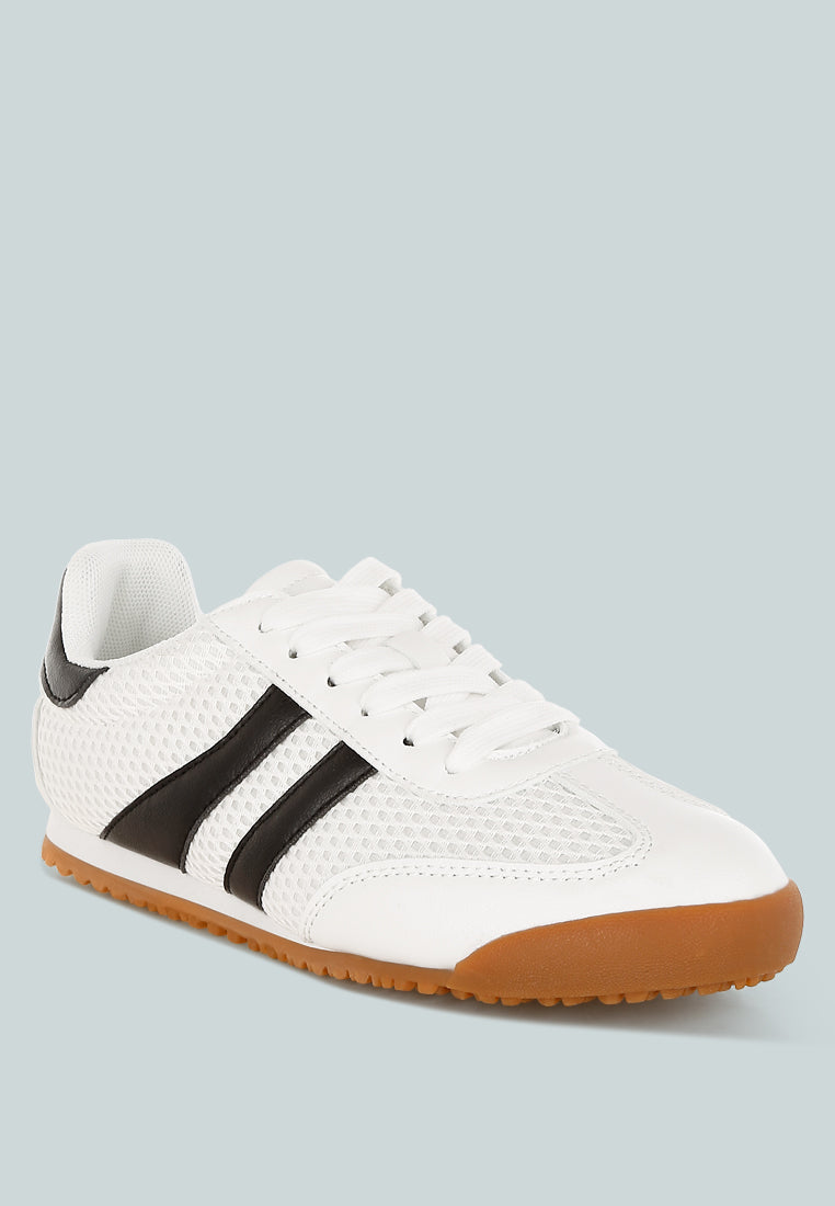 Blaster Casual Striped Lace-Up Sneakers-4