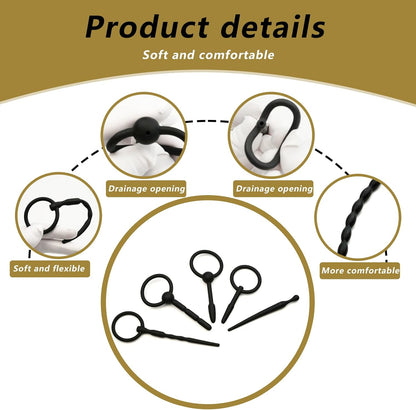 BlissBond Catheters & Sounds 8-Pcs Penis Plug Set-1