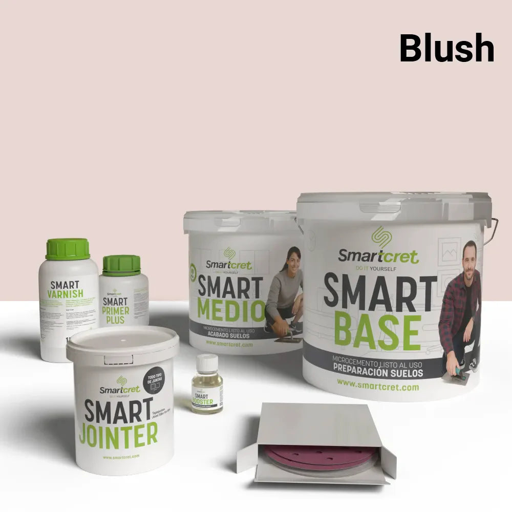 Kit de microcemento para suelos de cocina con azulejos de 4m²-19