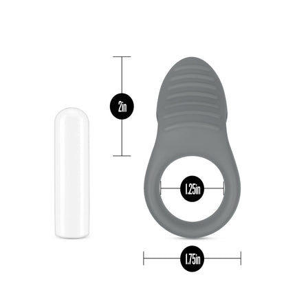 Blush Noje Slate Rechargeable Vibrating Cock Ring-3