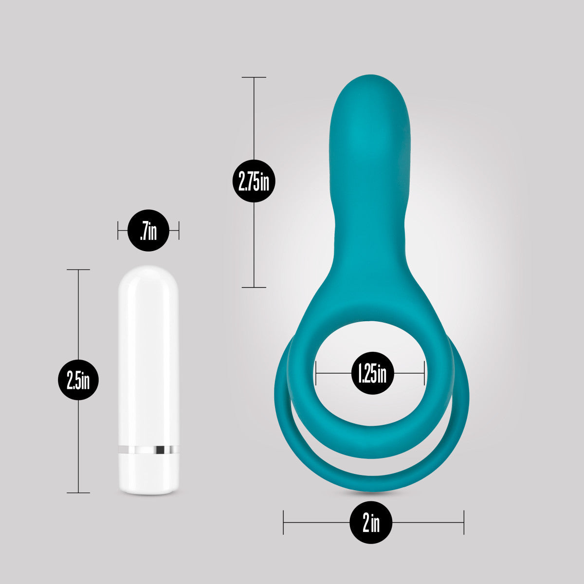 Blush Noje Juniper Rechargeable Vibrating Cock Ring-2