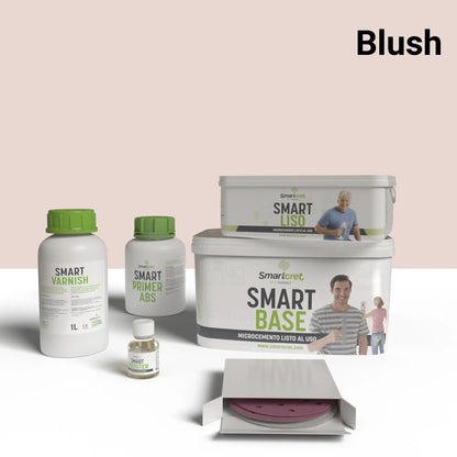 Kit de microcemento para lavabos con juntas de 4m²-19