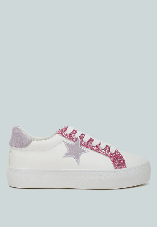Bomber Metallic Star Glitter Sneakers-0