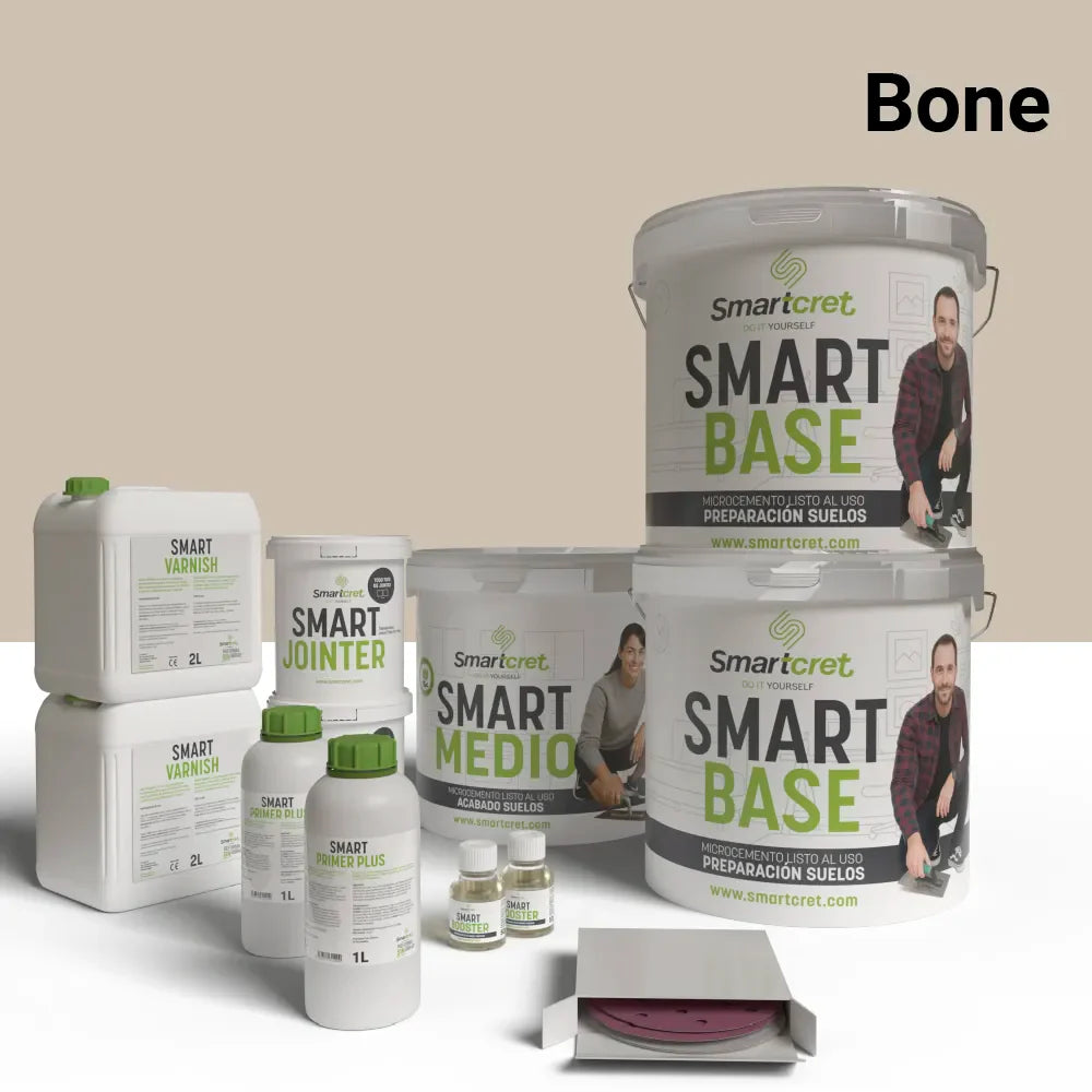 Kit de microcemento para escaleras de azulejos de 16 m²-6