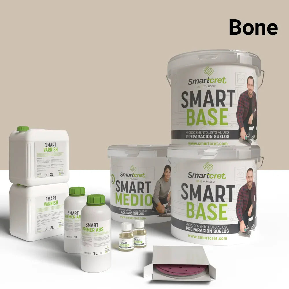 Kit microcemento para escaleras de obra de 16 m²-6