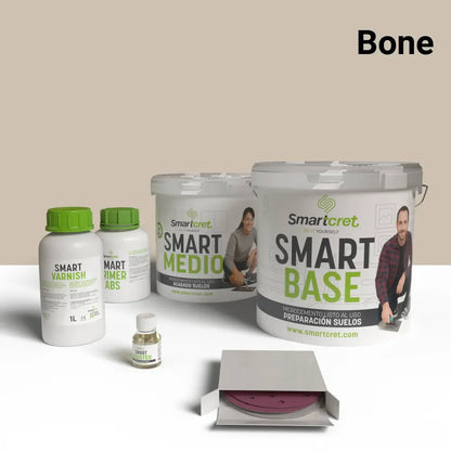 Kit microcemento para suelo de cocina de cemento u hormigón de 4 m²-6