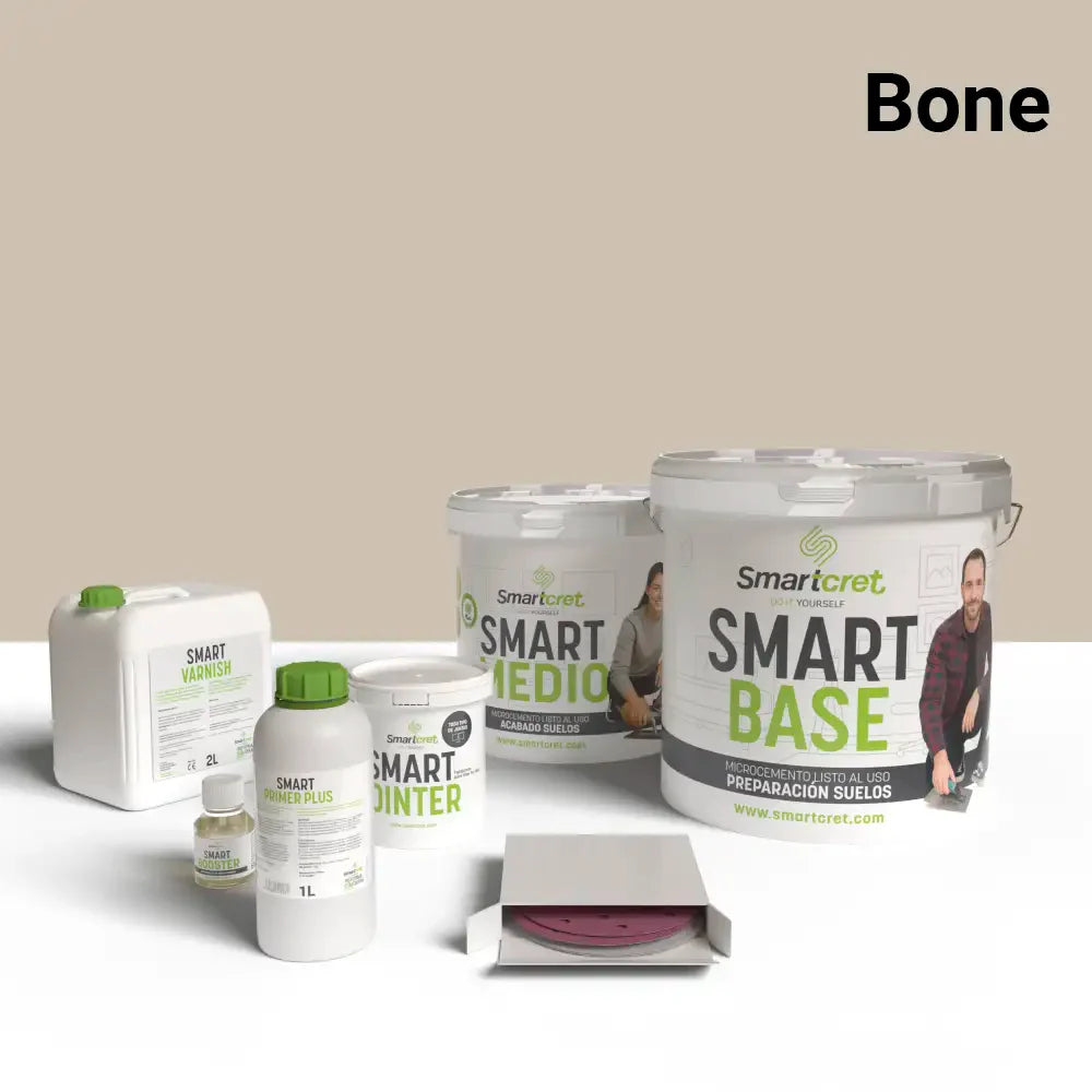 Kit de microcemento para escaleras de azulejos de 8 m²-6