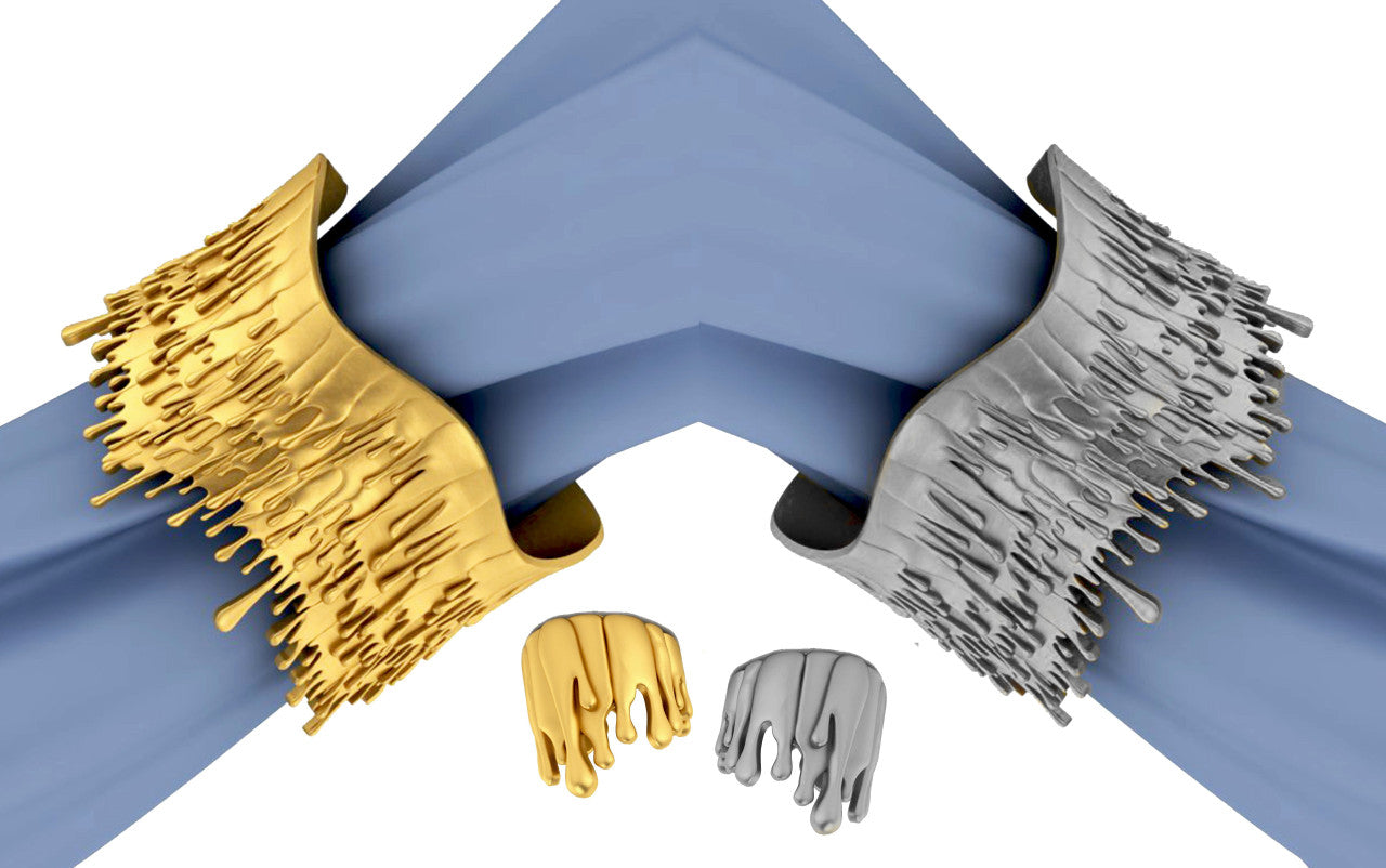 Antonio Wehrli Gravity Paint Drip Bracelet: Art into Jewelry-18K Gold-8