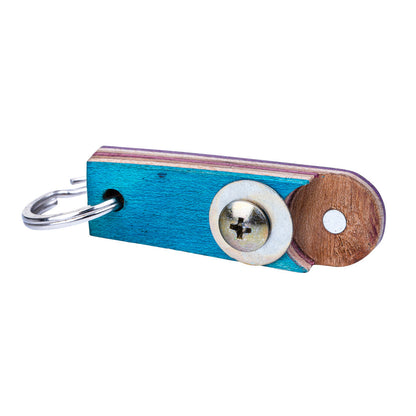 Recycled Skateboard Bottle Opener Keyring-0