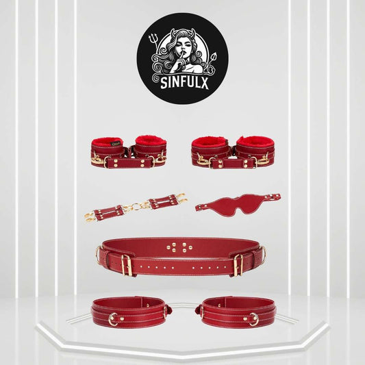 6-Piece Complete BDSM Restraint Set-0