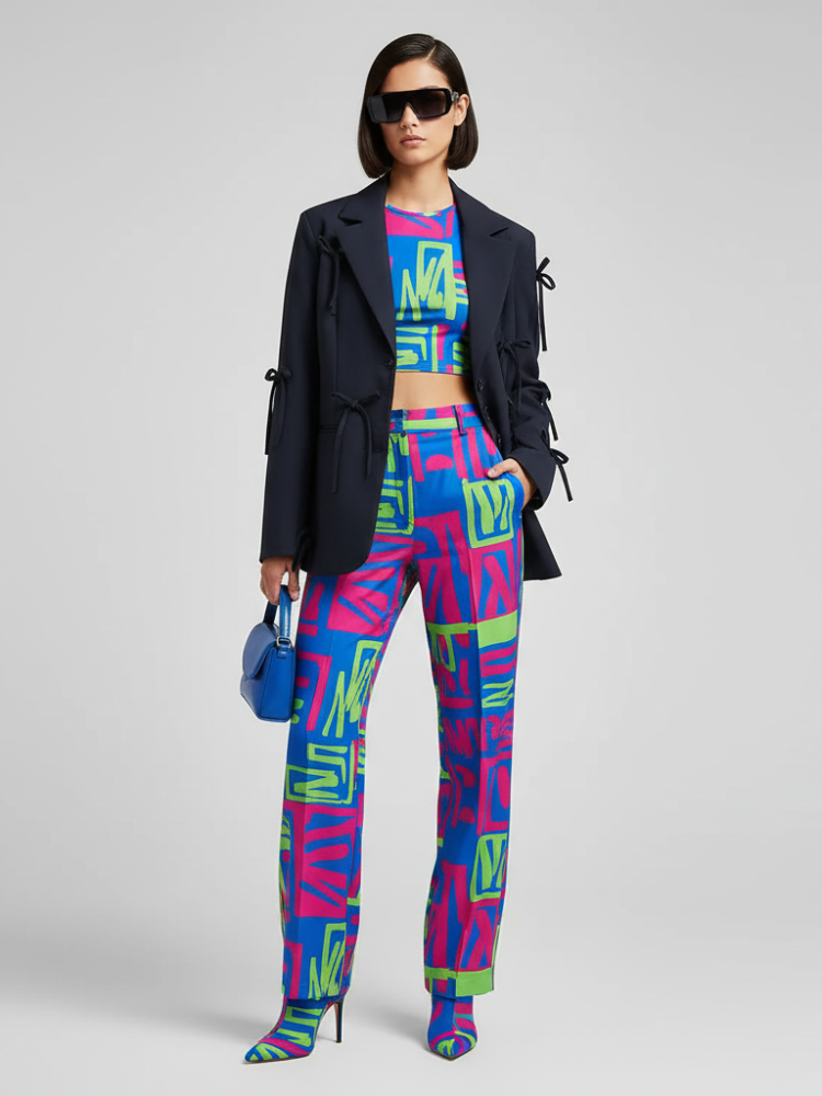 Bow-Detail Versatile Blazer, Soho | BYMANYC ® New York-1