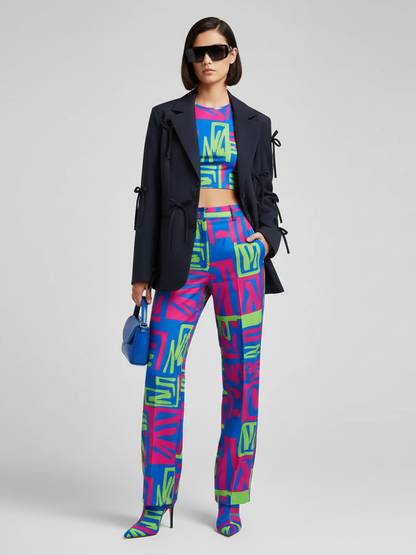 Bow-Detail Versatile Blazer, Soho | BYMANYC ® New York-1