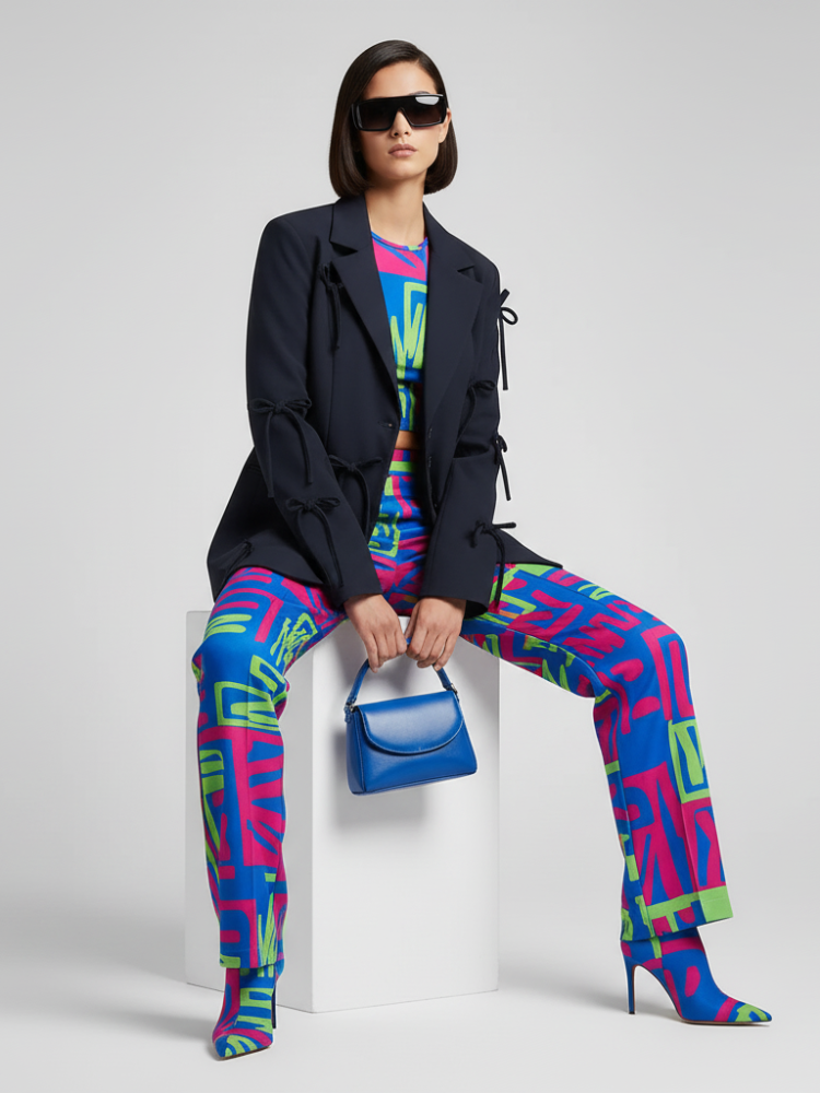 Bow-Detail Versatile Blazer, Soho | BYMANYC ® New York-0