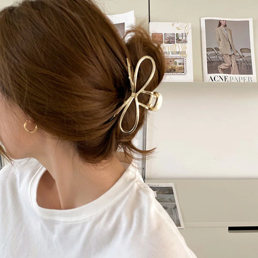Women's Bow Hair Grip Barrettes