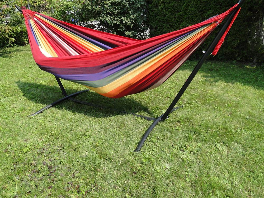 Deluxe Brazilian Double Hammock with Universal Stand - Part of the Collective Marketplace Collection-4