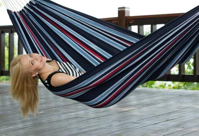 Deluxe Brazilian Double Hammock with Universal Stand - Part of the Collective Marketplace Collection-5