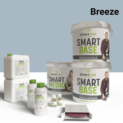 Kit microcemento para suelo de cocina de cemento u hormigón de 16 m²-13