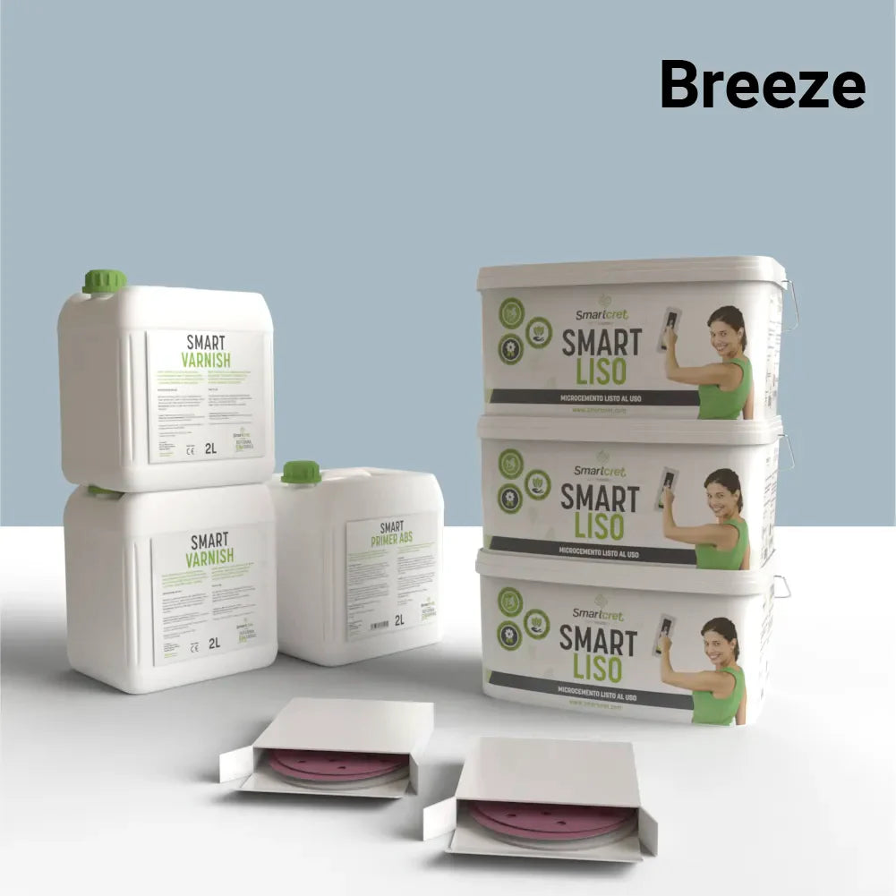 Kit microcemento para chimenea de cemento u hormigón para 18 m²-12