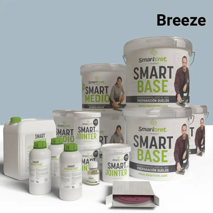 Kit de microcemento para escaleras de azulejos de 24 m²-13