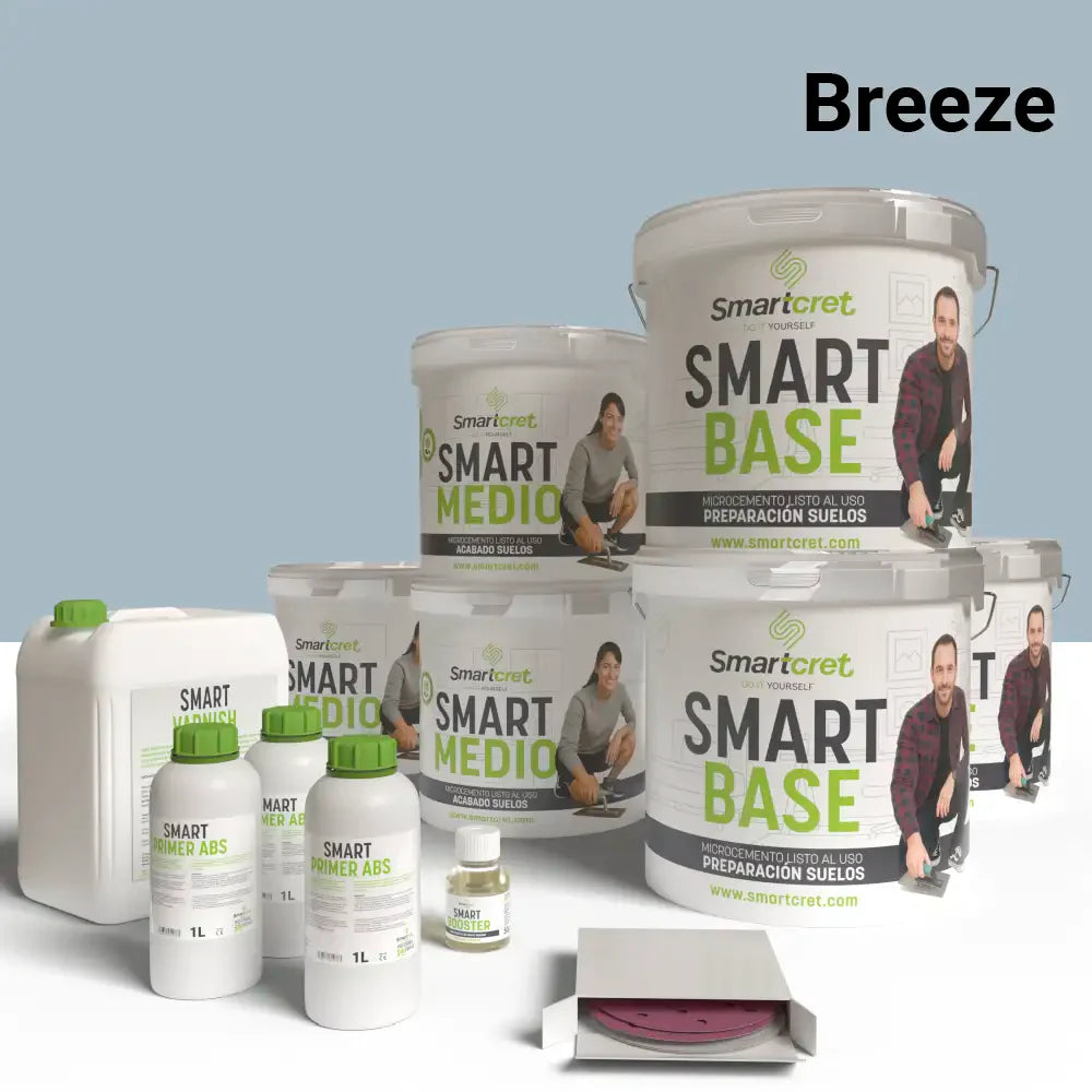 Kit microcemento para suelo cocina de cemento u hormigón para 24 m²-13