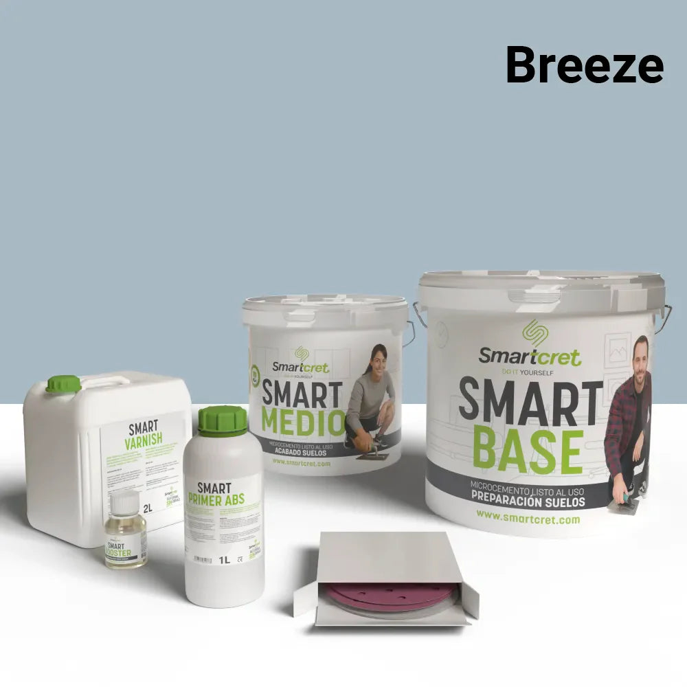 Kit microcemento para escaleras de obra de 8 m²-13