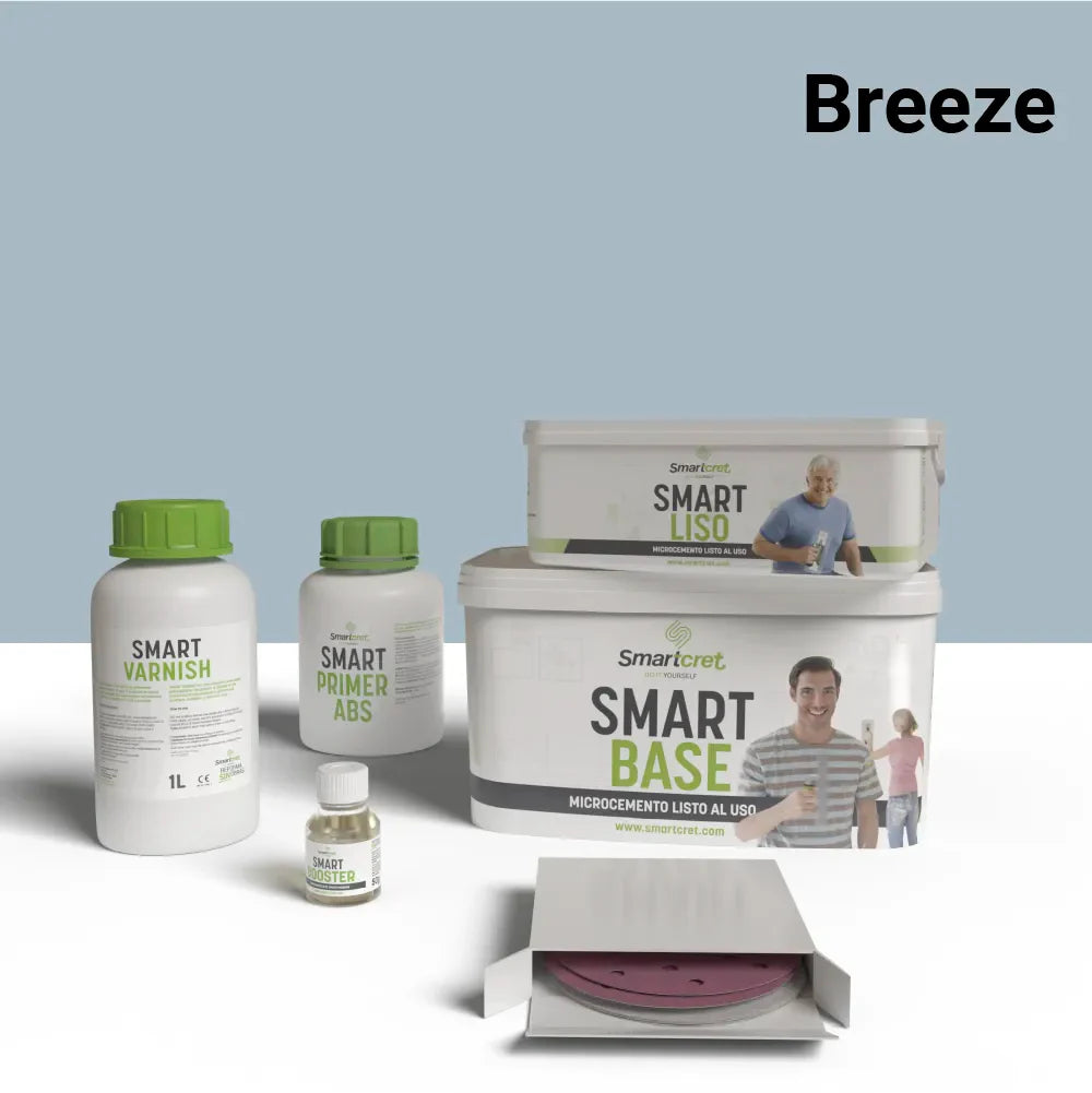 Kit de microcemento para lavabos con juntas de 4m²-13