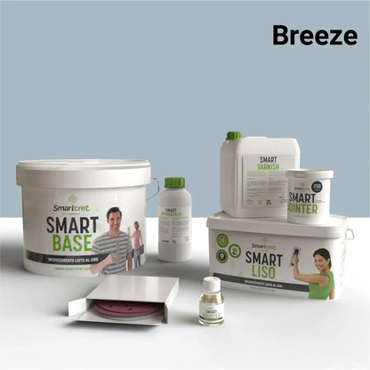 Kit microcemento para suelo de baño de obra de 8 m²-13