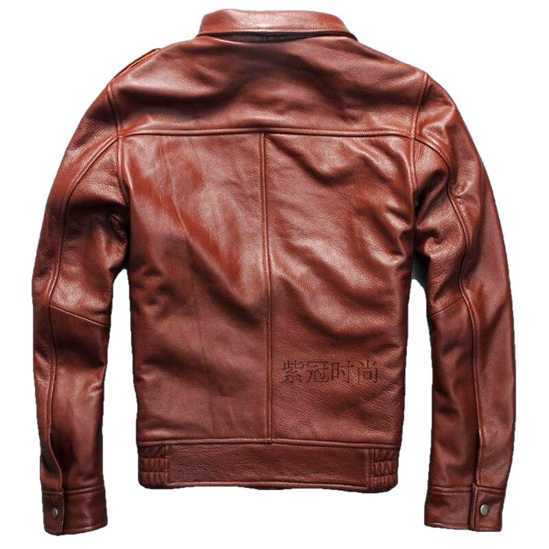 Bron Men's G1 Cowhide Leather Jacket-1