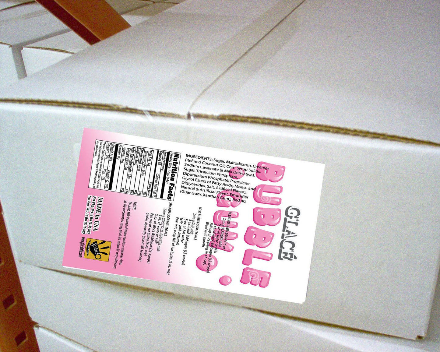 Bubblegum 4 in 1 Bubble Tea / Latte and Frappe Mix-2