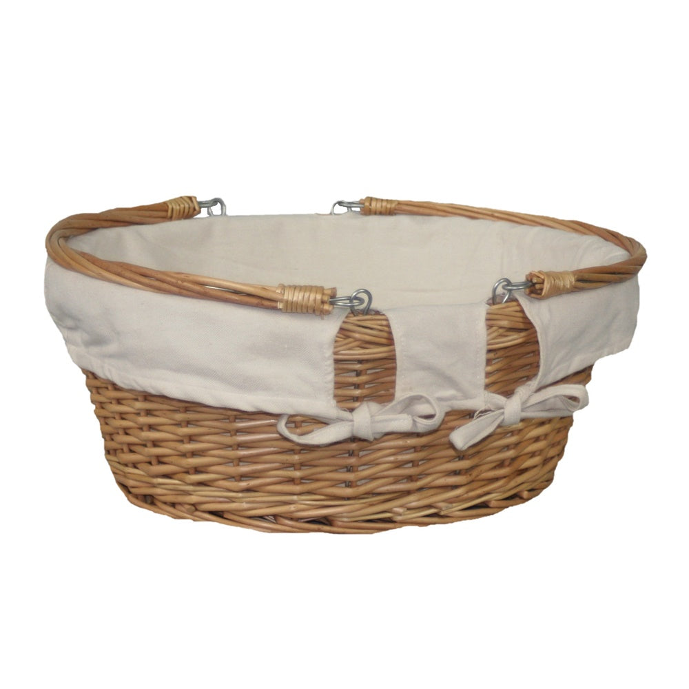 Large Swing Handle Wicker Shopping Basket-3