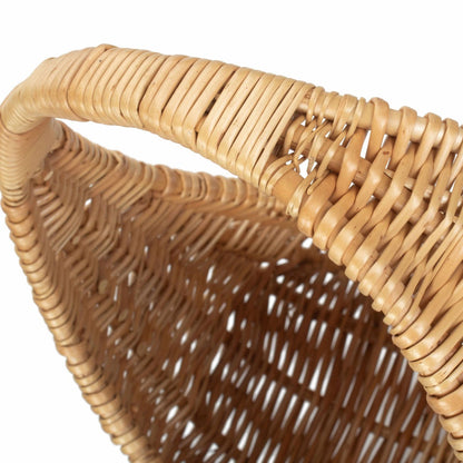 Buff Willow Gondola Wicker Shopping Basket-3