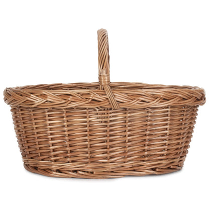 Country Village Wicker Shopping Basket-1