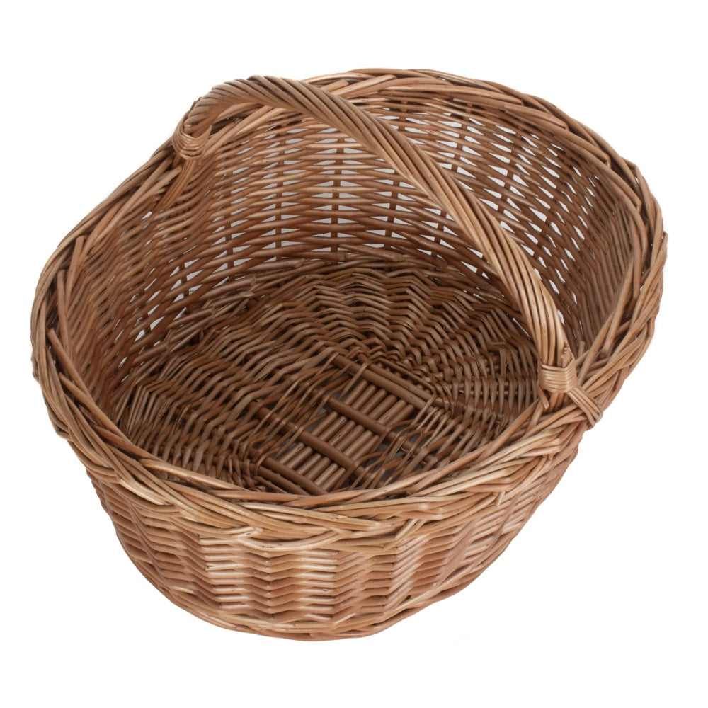 Country Village Wicker Shopping Basket-2
